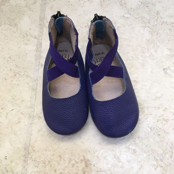 MONKEY FEET LEATHER SHOES IN PURPLE - Picture 2 of 6